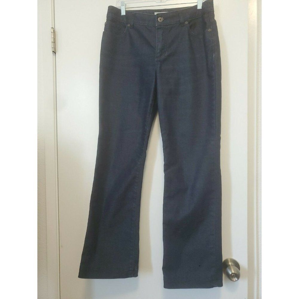 Chico's 1 platinum denim ultimate boot cut jeans‎